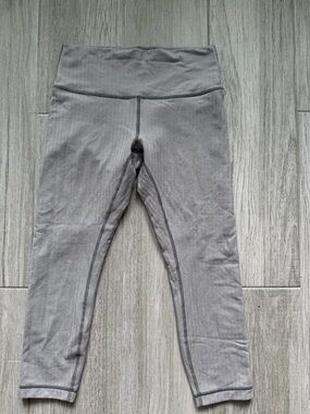 lululemon athletica Gray High-Rise cropped Leggings